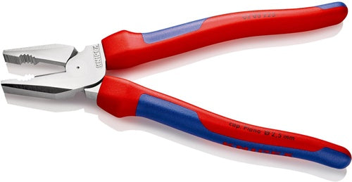 Kraftkombizange Länge 225 mm verchromt Mehrkomponentenhüllen KNIPEX – Ansicht 6