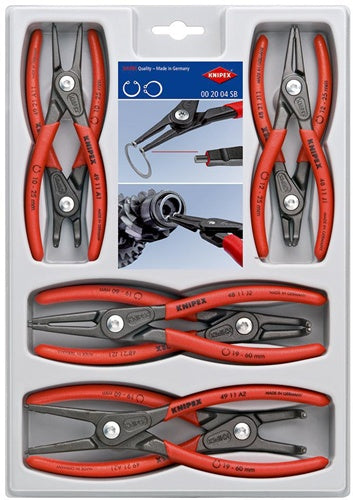 Präzisionssicherungsringzangensatz 8-teilig KNIPEX