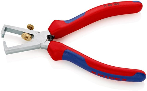Abisolierzange Länge 160 mm verchromt Mehrkomponentenhüllen mit Öffnungsfeder KNIPEX – Ansicht 5
