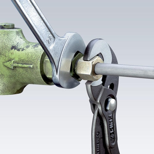 Schraubzange Gesamtlänge 250 mm Spannweiße 10 - 32 mm poliert Kunststoffüberzug KNIPEX – Ansicht 5