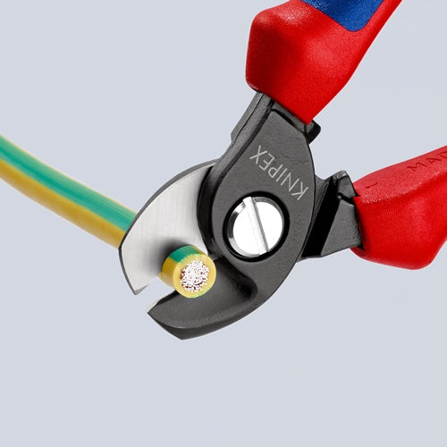 Kabelschere Länge 165 mm Mehrkomponenten-Hüllen KNIPEX – Ansicht 4