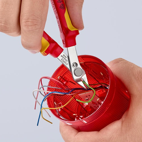 Elektronik-Seitenschneider Electronic Super-Knips® Länge 125 mm Form 0 Facette nein VDE poliert KNIPEX – Ansicht 6