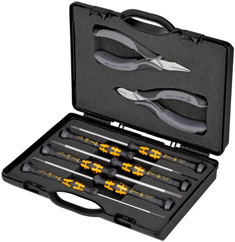 Elektronikwerkzeugsatz ESD 8-teilig KNIPEX
