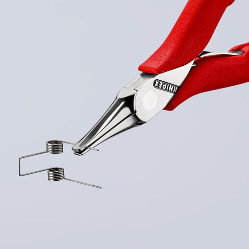 Elektronik-Greifzange Gesamtlänge 115 mm flachbreite Backen Form 1 Kunststoffüberzug KNIPEX – Ansicht 3
