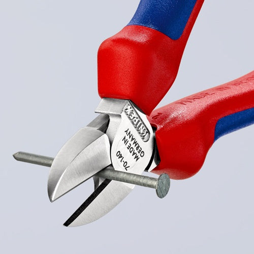 Seitenschneider Länge 140 mm Kopf verchromt Mehrkomponenten-Hüllen KNIPEX – Ansicht 4