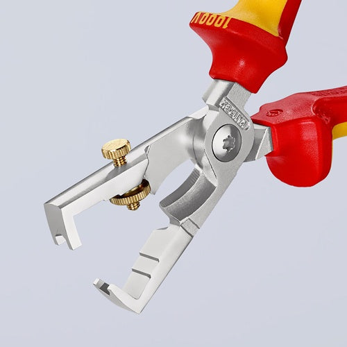 Abisolierzange StriX Länge 180 mm VDE verchromt Mehrkomponenten-Hüllen KNIPEX – Ansicht 3