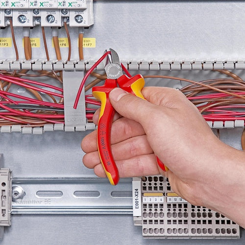 Seitenschneider Länge 125 mm VDE Mehrkomponenten-Hüllen KNIPEX – Ansicht 3