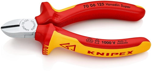 Seitenschneider Länge 125 mm VDE Mehrkomponenten-Hüllen KNIPEX