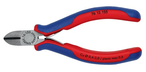 Seitenschneider Länge 125 mm Form 1 Facette ja Kopf poliert Mehrkomponenten-Hüllen KNIPEX – Ansicht 4