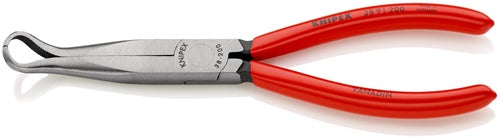 Mechanikerzange Länge 200 mm Form 9 45° gewinkelt Kunststoffüberzug KNIPEX