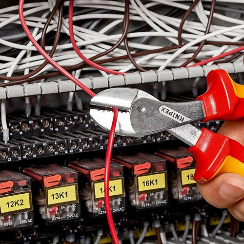 Kompaktseitenschneider X-Cut® Länge 160 mm VDE Mehrkomponenten-Hüllen KNIPEX – Ansicht 6