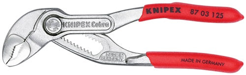Wasserpumpenzange Cobra® Länge 125 mm Spannweiße 27 mm verchromt Kunststoffüberzug KNIPEX – Ansicht 4