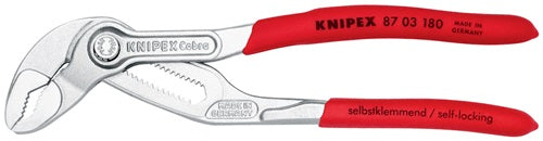 Wasserpumpenzange Cobra® Länge 180 mm Spannweiße 36 mm verchromt Kunststoffüberzug KNIPEX – Ansicht 4