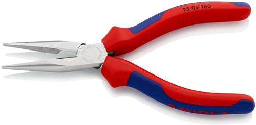 Flachrundzange Länge 160 mm flach/rund gerade Mehrkomponenten-Hüllen KNIPEX – Ansicht 4