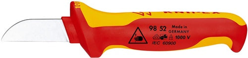 Kabelmesser Länge 190 mm Klingenlänge 50 mm VDE67 g Mehrkomponentengriff KNIPEX