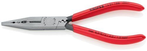 Verdrahtungszange Länge 160 mm 05-075 / 15 / 25 mm² poliert Kunststoffüberzug KNIPEX – Ansicht 6