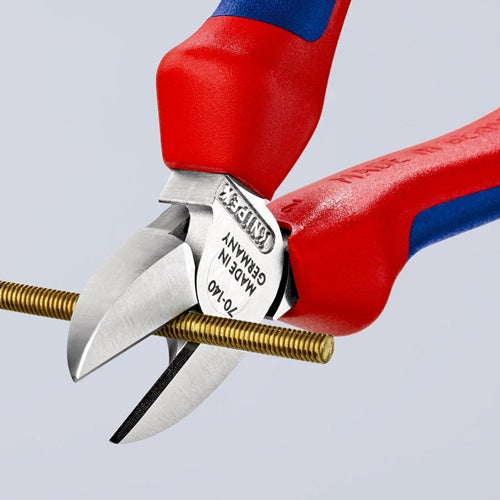Seitenschneider Länge 140 mm Kopf verchromt Mehrkomponenten-Hüllen KNIPEX – Ansicht 5
