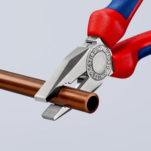 Kombizange Länge 180 mm verchromt Mehrkomponentenhüllen KNIPEX – Ansicht 5