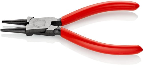 Rundzange Länge 140 mm Kopf poliert Kunststoffüberzug KNIPEX – Ansicht 4