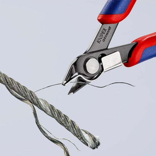 Elektronik-Seitenschneider Super-Knips® Länge 125 mm Form 8 Facette ja sehr klein brüniert KNIPEX – Ansicht 3