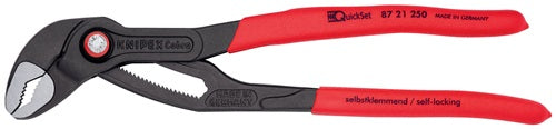 Wasserpumpenzange Cobra® Länge 250 mm Spannweiße 46 mm poliert Kunststoffüberzug Quick Set KNIPEX – Ansicht 3