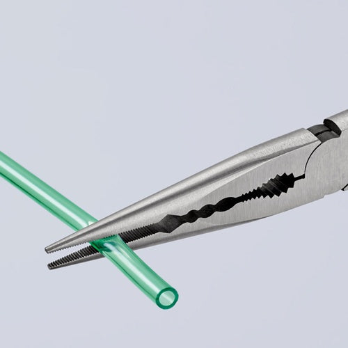 Montierzange Länge 280 mm poliert Kunststoffüberzug Spitze gerade KNIPEX – Ansicht 4