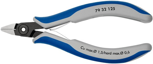 Präzisions-Elektronik-Seitenschneider Länge 125 mm Form 3 Facette ja sehr klein poliert KNIPEX