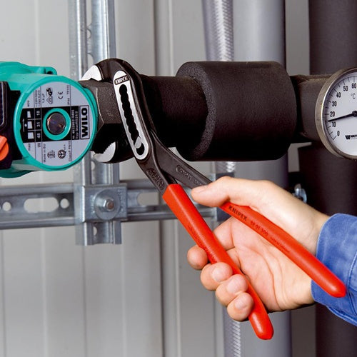 Wasserpumpenzange Alligator® Länge 300 mm Spannweiße 60 mm poliert Kunststoffüberzug KNIPEX – Ansicht 3