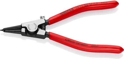 Sicherungsringzange für Wellen Ø 15 - 4 mm poliert Länge 140 mm KNIPEX