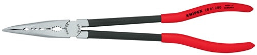 Montierzange Länge 280 mm poliert Kunststoffüberzug Spitze 45° gebogen KNIPEX – Ansicht 3