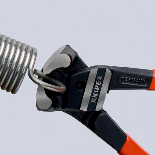 Bolzenvornschneider Gesamtlänge 200 mm Kopf poliert Kunststoffüberzug KNIPEX – Ansicht 3