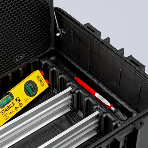 Werkzeugkoffür Robust 45 leer Leerkoffür staub- wasserdicht rollbar KNIPEX – Ansicht 6