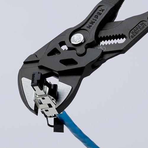 Zangenschlüssel Länge 250 mm schwarz atramentiert Spannweiße 52 mm Mehrkomponenten-Hüllen KNIPEX – Ansicht 3