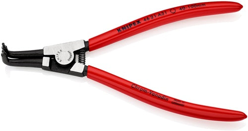 Außensicherungsringzange A 31 für Wellen Ø 40 - 100 mm 90° gewinkelt Länge 200 mm KNIPEX