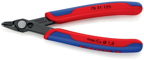 Elektronik-Seitenschneider Super-Knips® Länge 125 mm Form 3 Facette nein brüniert KNIPEX – Ansicht 4