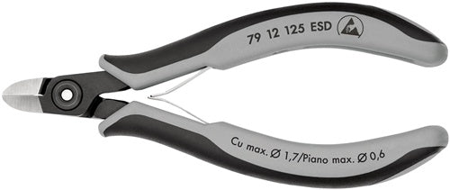 Präzisions-Elektronik-Seitenschneider Länge 125 mm Facette ja sehr klein poliert KNIPEX