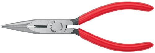 Flachrundzange Länge 160 mm flach/rund gerade poliert Kunststoffüberzug KNIPEX – Ansicht 4