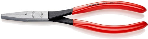 Montierzange Länge 200 mm Form 0 poliert Kunststoffüberzug Spitze gerade KNIPEX