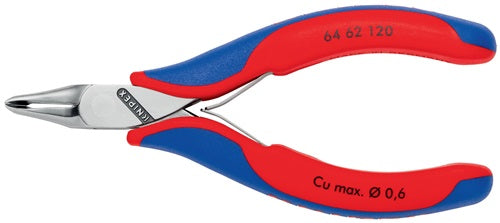 Elektronik-Vornschneider Länge 120 mm Form 6 Facette ja kleine spiegelpoliert Mehrkomponenten-Hüllen KNIPEX – Ansicht 3