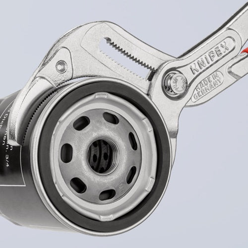 Syphon-/Connectorenzange Länge 250 mm Spannweiße 25 - 80 mm verchromt KNIPEX – Ansicht 3
