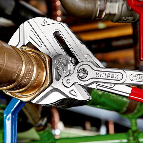 Zangenschlüssel Länge 400 mm Spannweiße 85 mm verchromt Kunststoffüberzug KNIPEX – Ansicht 5