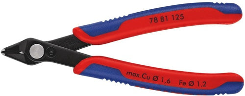 Elektronik-Seitenschneider Super-Knips® Länge 125 mm Form 8 Facette ja, sehr klein brüniert KNIPEX