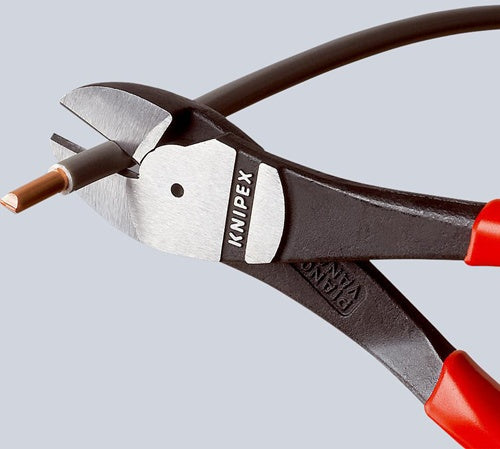 Kraftseitenschneider Länge 140 mm poliert Form 0 Mehrkomponenten-Hüllen KNIPEX – Ansicht 3