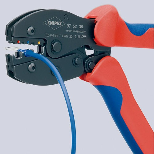 Crimpzange PreciForce® Länge 220 mm 05- 6 (AWG 20 - 10) mm² 487 g KNIPEX – Ansicht 6