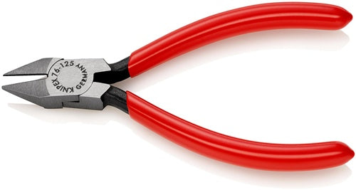 Seitenschneider Länge 125 mm Form 8 Facette ja klein Kopf poliert Kunststoffüberzug KNIPEX – Ansicht 3
