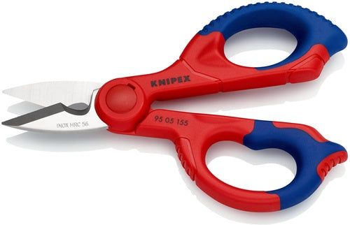 Elektriker-/Handwerkerschere Länge 155 mm 2-K-Hüllen KNIPEX – Ansicht 4