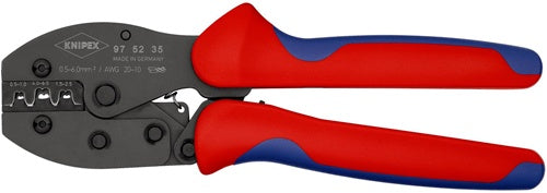 Crimpzange PreciForce® Länge 220 mm 05- 6 (AWG 20 - 10) mm² 494 g KNIPEX