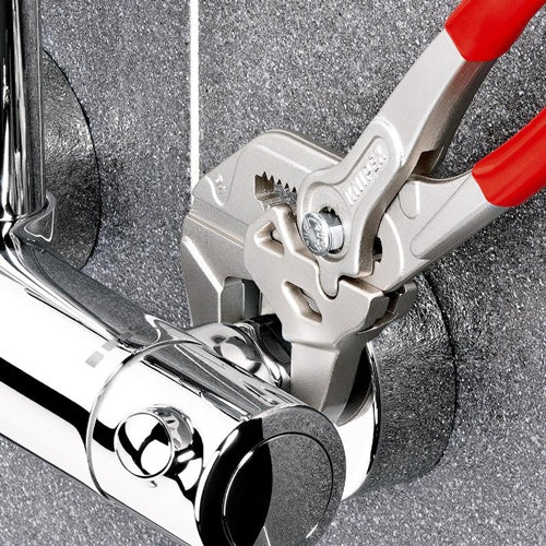 Zangenschlüssel Länge 150 mm Spannweiße 27 mm verchromt Kunststoffüberzug KNIPEX – Ansicht 3