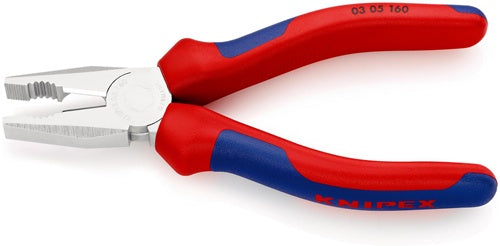 Kombizange Länge 160 mm verchromt Mehrkomponentenhüllen KNIPEX – Ansicht 4