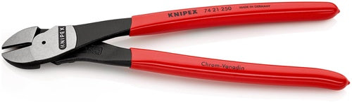 Kraftseitenschneider Länge 250 mm Form 2 Kunststoffüberzug KNIPEX – Ansicht 3